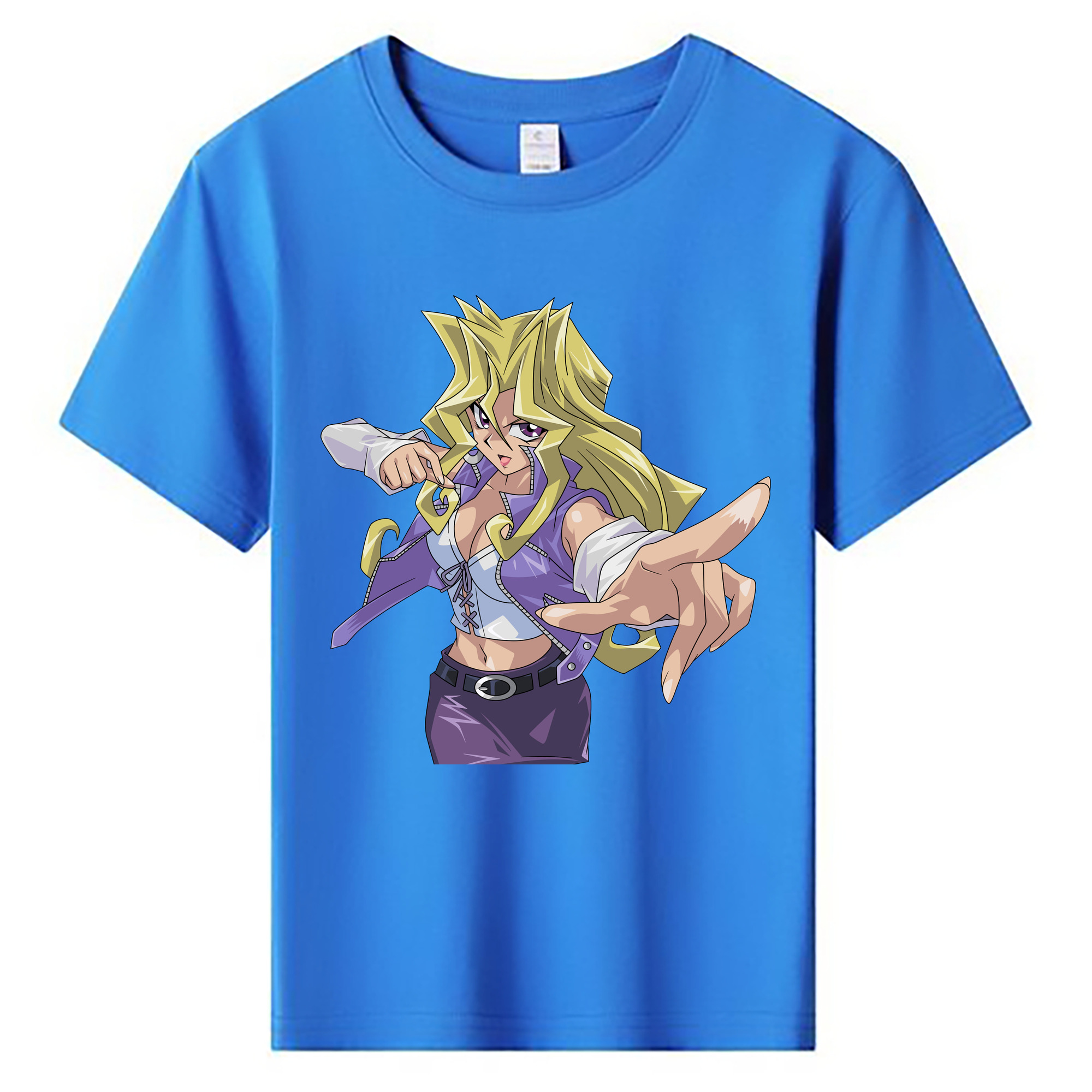 （画像用） 遊☆戯☆王 Yu-Gi-Oh! 綿100％キッズTシャツ（フロントプリント）